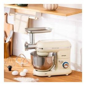 Emsan Bella Gusto Comfort Kıyma Çekme Aparatlı Krem 1300 W 5.5 lt Hamur Yoğurma Makinesi