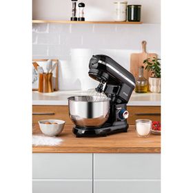 Emsan Bella Gusto Comfort Kıyma Çekme Aparatlı Siyah 1300 W 5.5 lt Hamur Yoğurma Makinesi