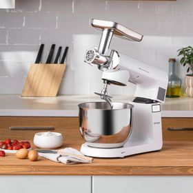 Emsan Bella Gusto Premium Döküm Dijital Stand Beyaz Mutfak Şefi