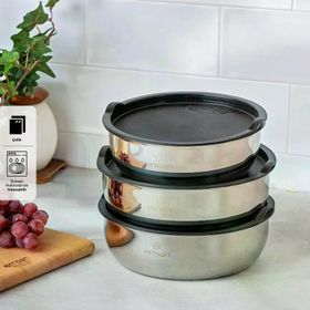 Emsan Bella Kısa Mini 3'lü Saklama Kabı