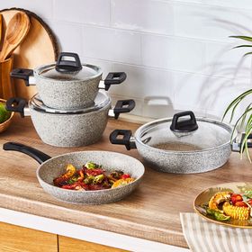 Emsan Bright 7 Parça Granit Tencere Seti