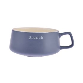 Emsan Brunch New Bone 320 ml Lacivert Kupa