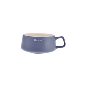 Emsan Brunch New Bone 320 ml Lacivert Kupa