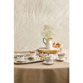 Emsan Casy New Bone 2 Kişilik 90 ml Lacivert Kahve Fincan Takımı