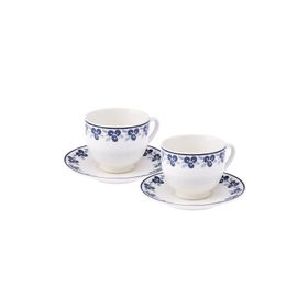 Emsan Casy New Bone 2 Kişilik 90 ml Lacivert Kahve Fincan Takımı