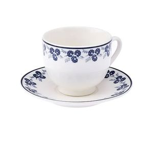 Emsan Casy New Bone 2 Kişilik 90 ml Lacivert Kahve Fincan Takımı