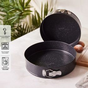 Emsan Circle 24-28 cm 2'li Kelepçeli Kek Kalıbı Seti