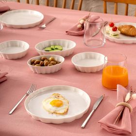 Emsan Cozy 14 Parça 6 Kişilik Beyaz Porselen Kahvaltı Takımı