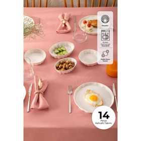 Emsan Cozy Beyaz 14 Parça 6 Kişilik Kahvaltı Takımı