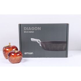 Emsan Diagon 20 cm Siyah Sahan