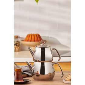 Emsan Dora Midi Inox Çaydanlık Takımı
