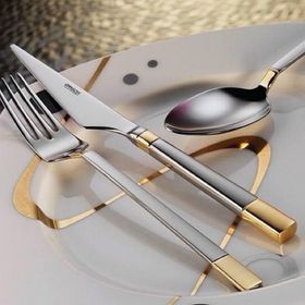 Emsan Duru Gold 84 Parça Deri Kutulu Çatal Kaşık Bıçak Takımı