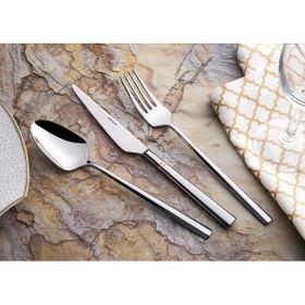 Emsan Elegance Penta Gold 84 Parça Lüks Kutulu Çatal Kaşık Bıçak Takımı