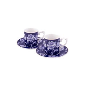 Emsan Empire Blue 6 Kişilik Kahve Fincan Takımı
