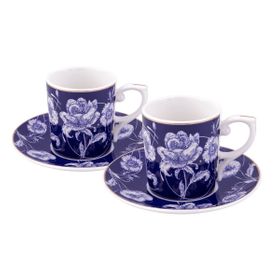Emsan Empire Blue 6 Kişilik Kahve Fincan Takımı