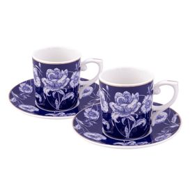 Emsan Empire Blue 6 Kişilik Kahve Fincan Takımı