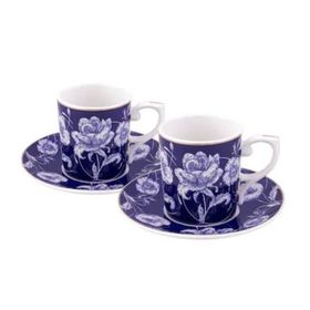 Emsan Empire Blue 6 Kişilik Kahve Fincan Takımı