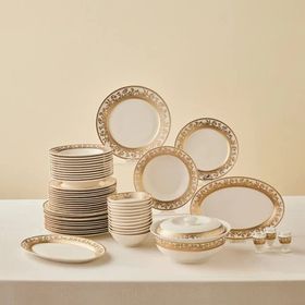 Emsan Empire Bone Majeste Gold 55 Parça 12 Kişilik Yemek Takımı