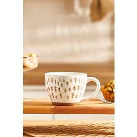 Emsan Fall Stoneware 350 ml Bej Kupa