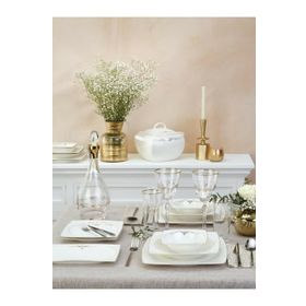 Emsan Fine Bone Lorella Gold 12 Kişilik 61 Parça Yemek Takımı