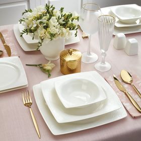 Emsan Fine Bone Meyra 61 Parça 12 Kişilik Yemek Takımı