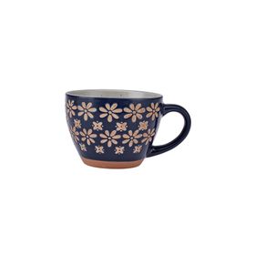 Emsan Florest Stoneware 350 ml Lacivert Kupa