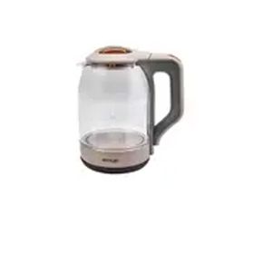 Emsan Florista Krem - Gri Led Işıklı Kettle