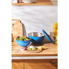 Emsan Flow Cup Mavi 20-24 cm 2'li Saklama Kabı