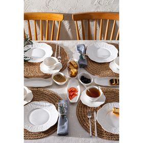Emsan Flowery Porselen 6 Kişilik 30 Parça Kahvaltı Takımı