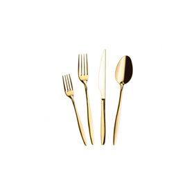 Emsan Goldinoks 6 Kişilik 24 Parça Gold Mat Çatal Kaşık Bıçak Seti