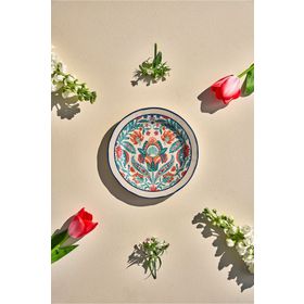 Emsan Hasbahçe 21 cm Pasta Tabağı