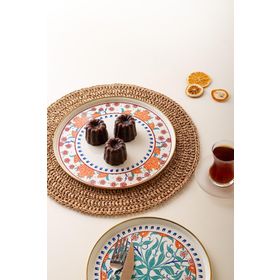 Emsan Hasbahçe 26 cm Emaye Servis Tabağı