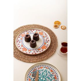 Emsan Hasbahçe 26 cm Emaye Servis Tabağı