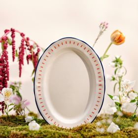 Emsan Hasbahçe 30 cm Kayık Tabak