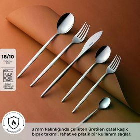 Emsan Hera 72 Parça 12 Kişilik Lüks Kutulu Çatal Kaşık Bıçak Takımı
