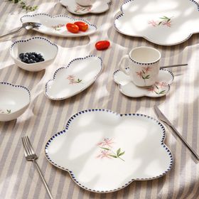 Emsan Lilium Porselen 32 Parça 6 Kişilik Kahvaltı/Servis Takımı