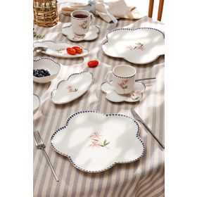Emsan Lilium Porselen 32 Parça 6 Kişilik Kahvaltı/Servis Takımı