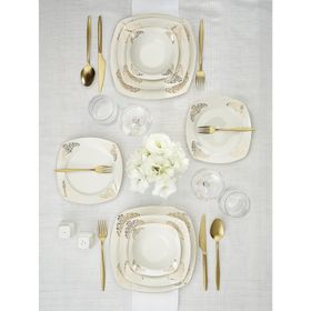 Emsan Melis Gold 60 Parça 12 Kişilik Yemek Takımı