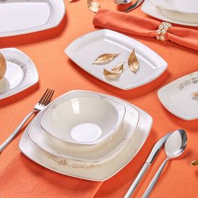 Emsan Mimoza Gold 60 Parça 12 Kişilik Yemek Takımı