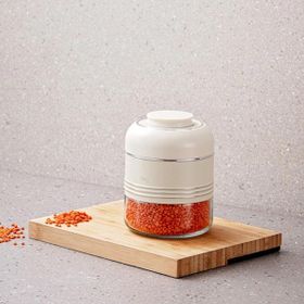 Emsan Moko 420 ml Ekru Saklama Kavanozu