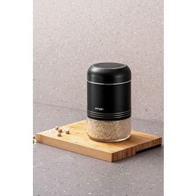Emsan Moko 650 ml Siyah Saklama Kavanozu