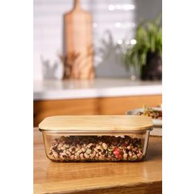 Emsan Naturel 1520 ml Borosilikat Saklama Kabı