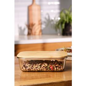 Emsan Naturel 1520 ml Borosilikat Saklama Kabı