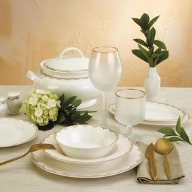 Emsan New Bone Asya 60 Parça Yemek Takımı