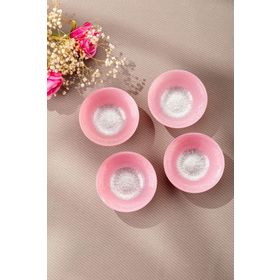 Emsan Pastel 4 Parça Cam 10 cm Pembe Kase
