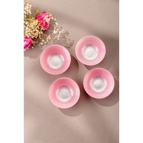 Emsan Pastel 4 Parça Cam 10 cm Pembe Kase