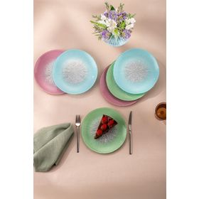 Emsan Pastel 6 Kişilik 21 cm Cam Pasta Seti