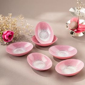 Emsan Pastel 6 Parça 12 cm Pembe Cam Gondol