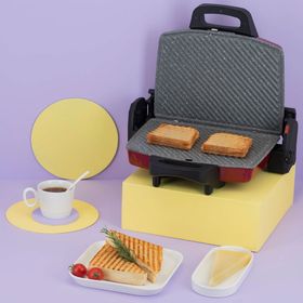 Emsan Power Master Granit 1800 w Kırmızı Tost Makinesi