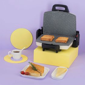 Emsan Power Master Granit 1800 w Tost Makinesi Krem